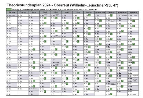 Theoriestundenplan Oberreut II - Fahrschule Frank Dopf Karlsruheb